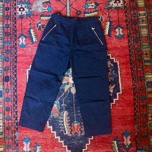 SOFIE D’HOORE Navy Blue Easy Pants - Cotton - 34 XS - Zipper Pocket